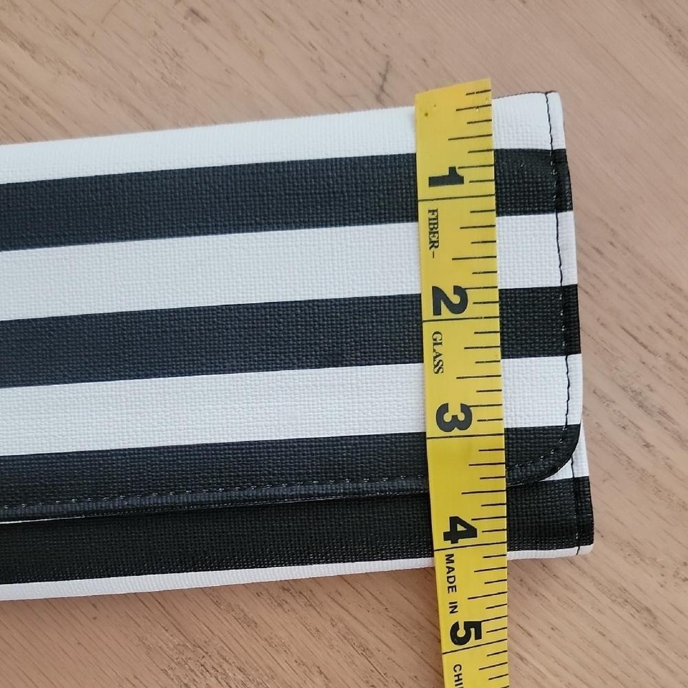 Kut from the Kloth Black and White Striped Wallet - Picture 6 of 6